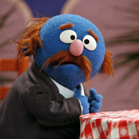 Bruce as a muppet