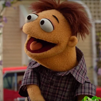 John as a muppet