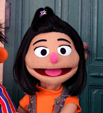 Ting as a muppet